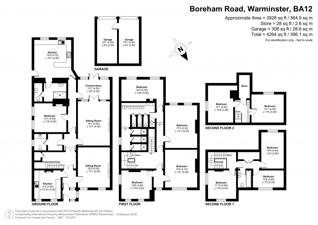 Floorplans For Boreham Road, Warminster, Wiltshire