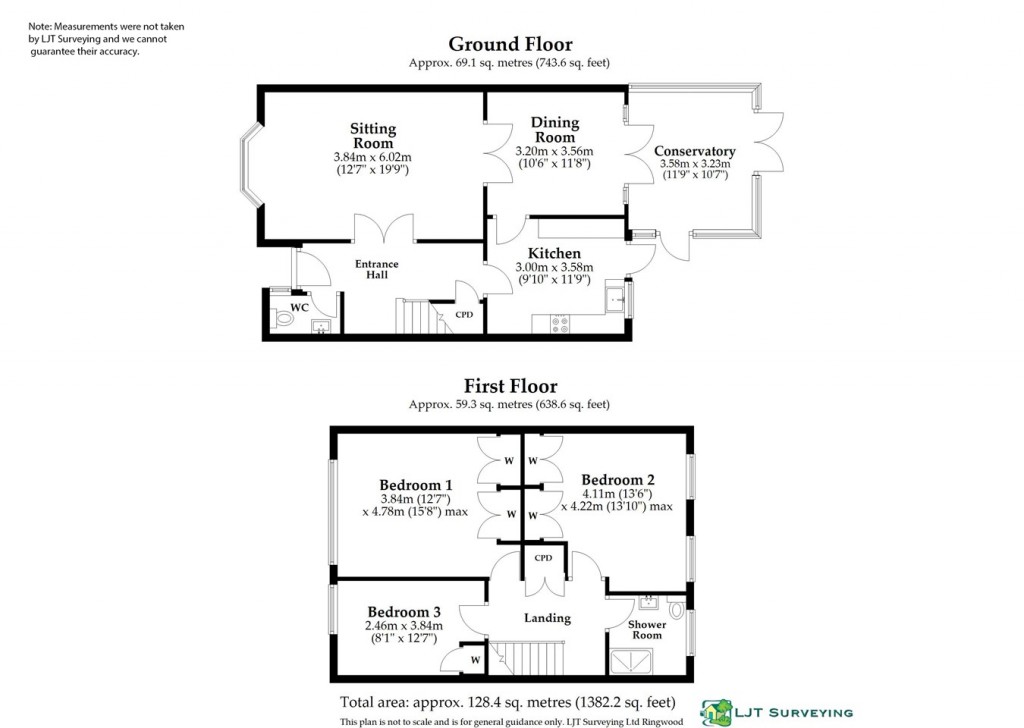 Floorplans For Cranwell Close, Bransgore, Christchurch, BH23
