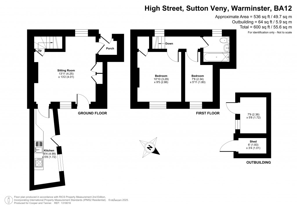 Floorplans For Sutton Veny, Warminster, Wiltshire