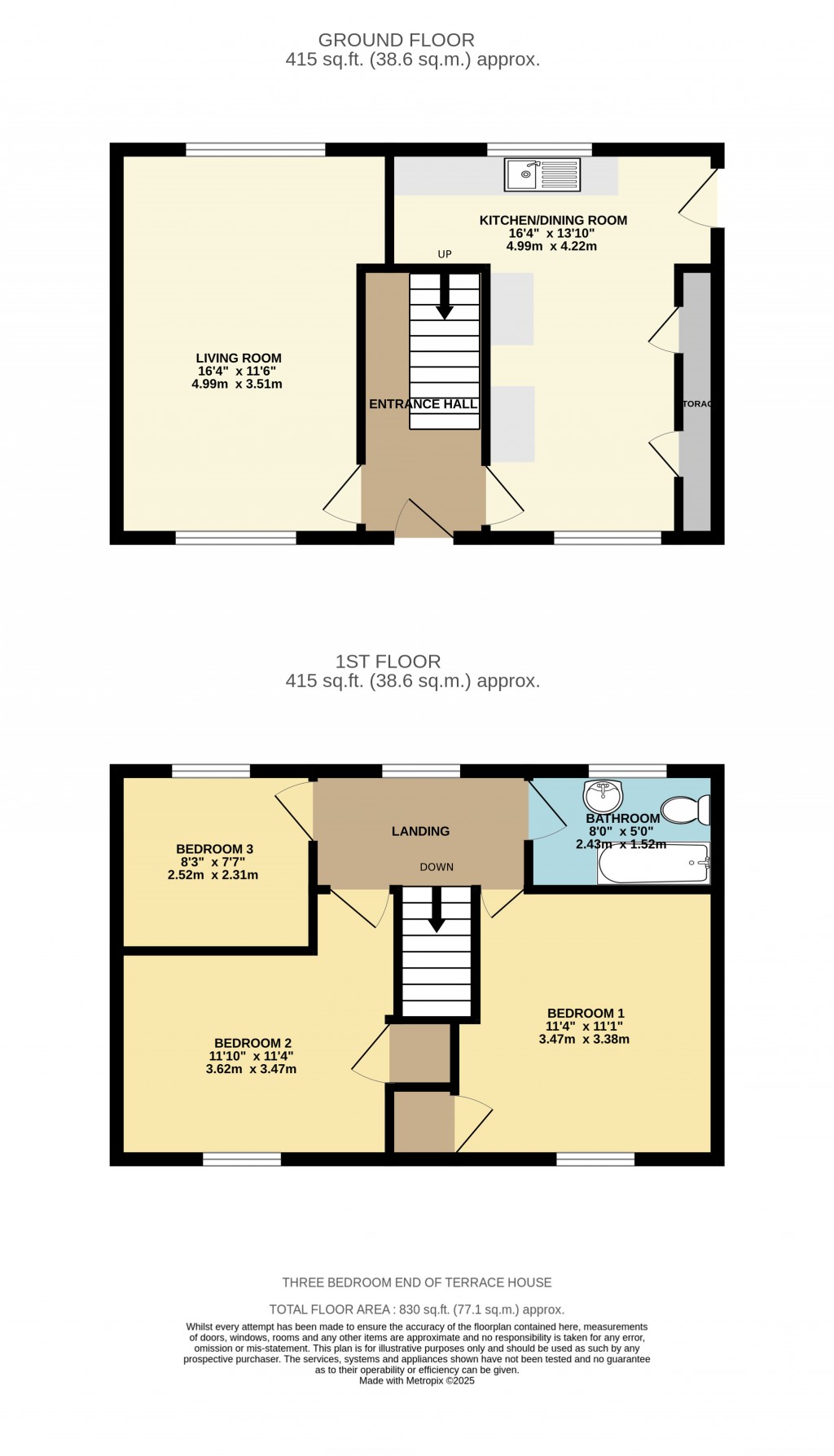 Floorplans For Ditcheat, Shepton Mallet, Somerset