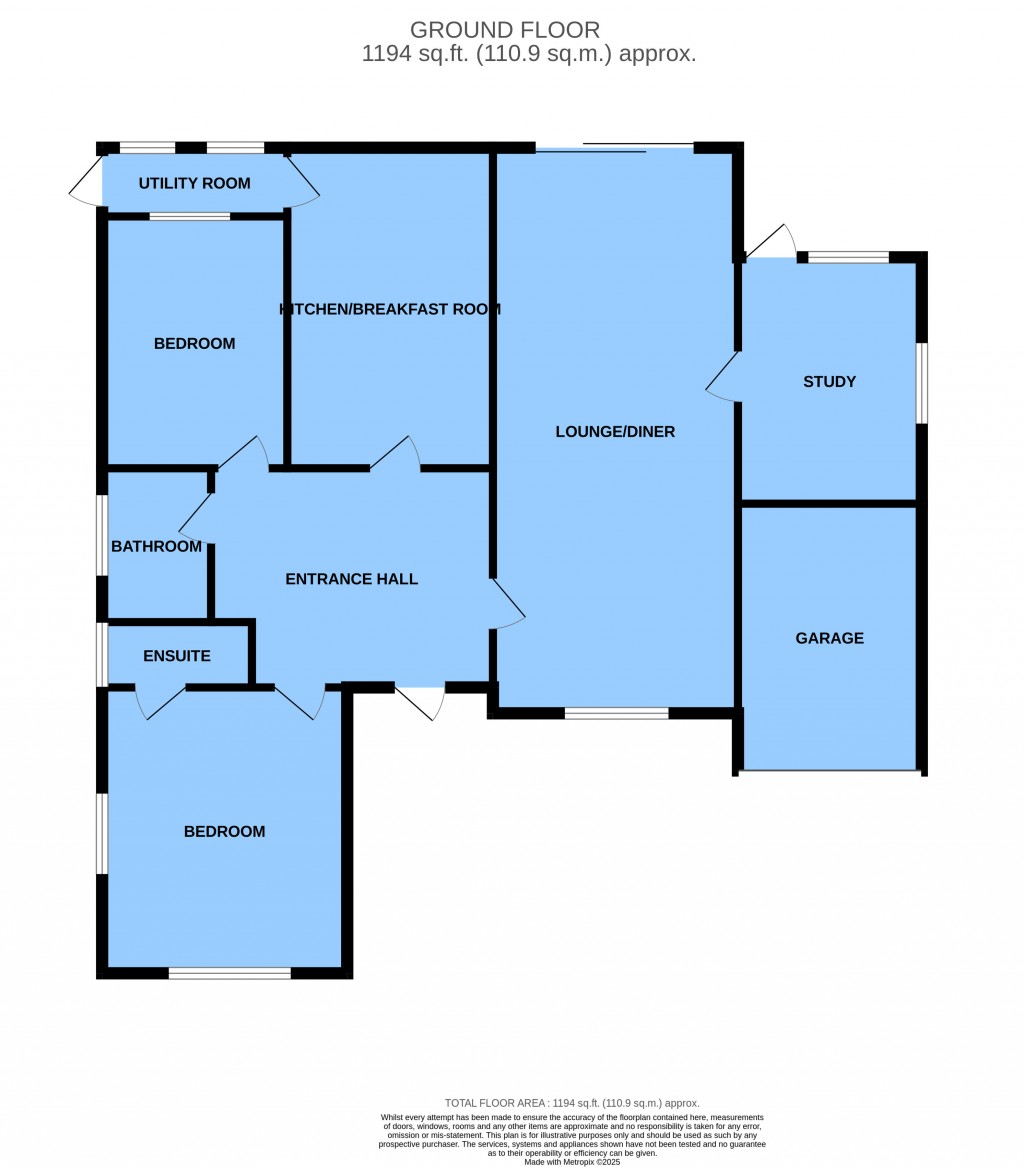 Floorplans For Tollgates, Battle, East Sussex