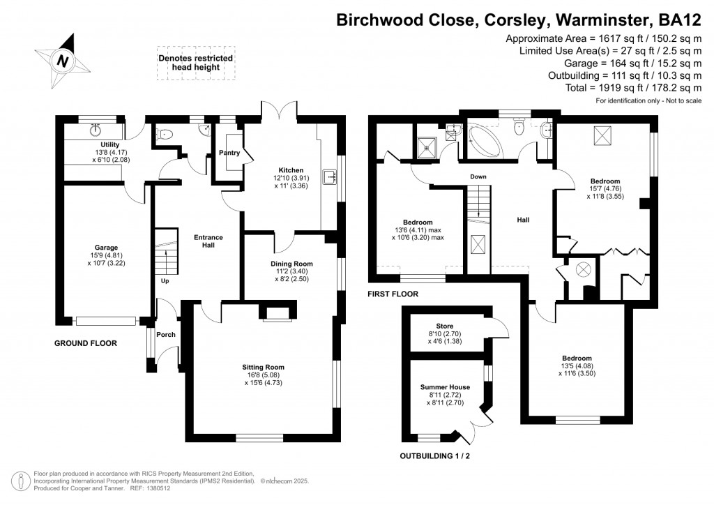 Floorplans For Corsley, Wiltshire
