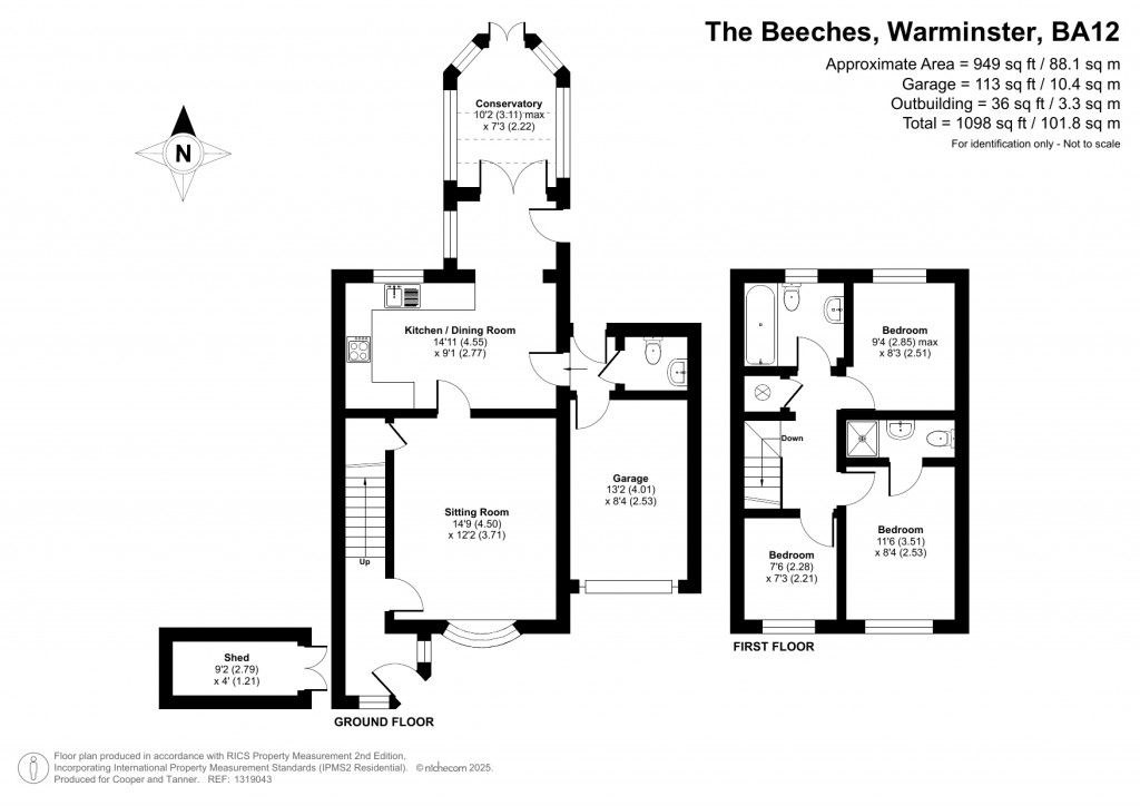 Floorplans For The Beeches, Warminster