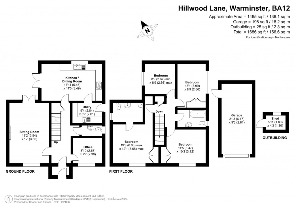 Floorplans For Hillwood Lane, Warminster, Wiltshire