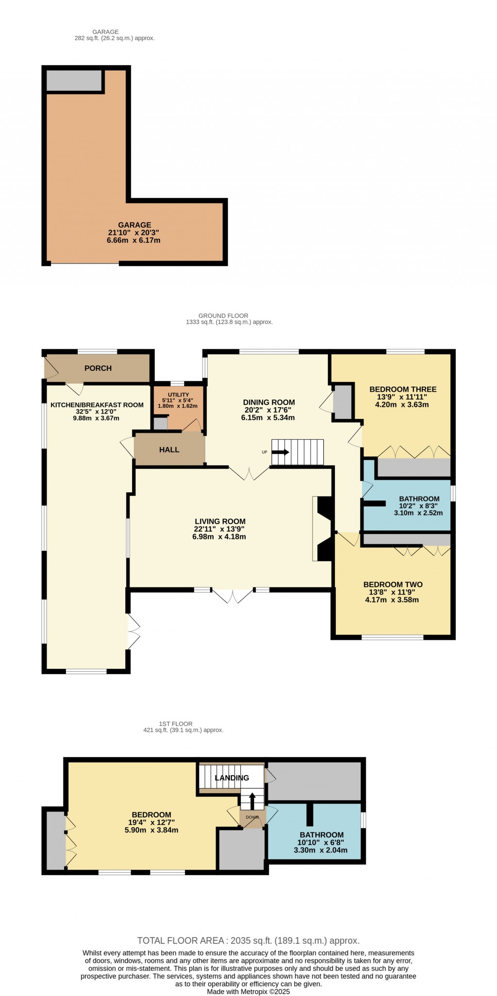 Floorplans For Redacre, Redhill, Somerset