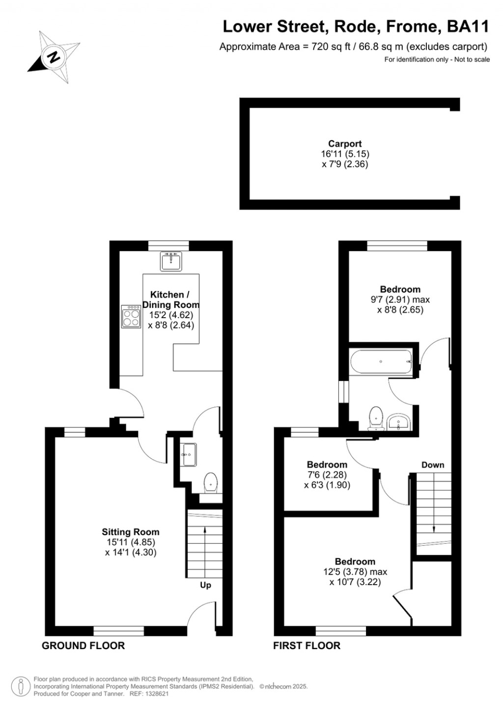 Floorplans For Rode, Frome, Somerset
