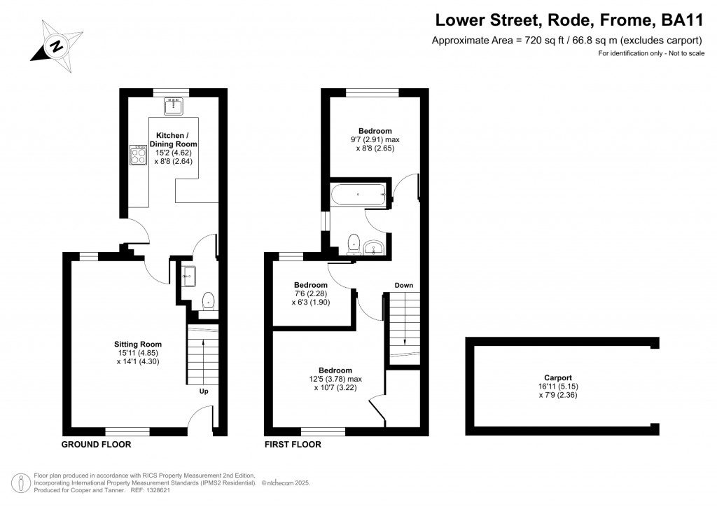 Floorplans For Rode, Frome, Somerset