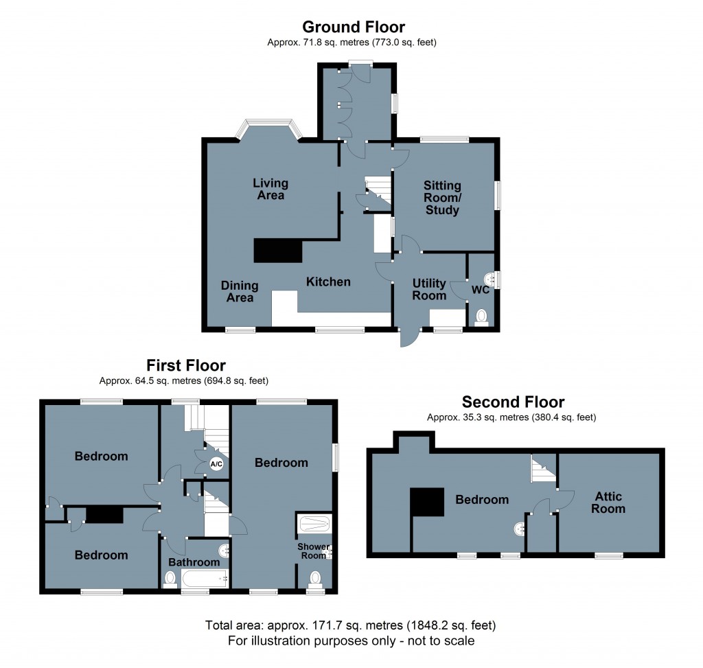 Floorplans For Flimwell, Wadhurst, Kent