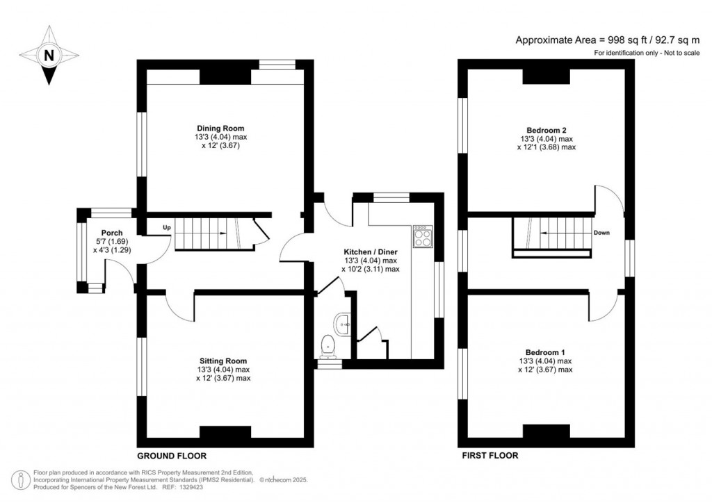 Floorplans For Hilltop, Beaulieu, Brockenhurst, SO42