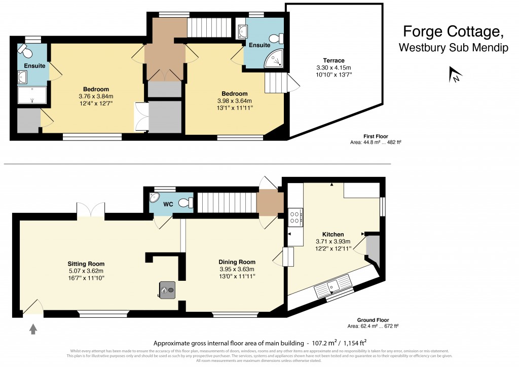 Floorplans For Westbury Sub Mendip, Wells, Somerset