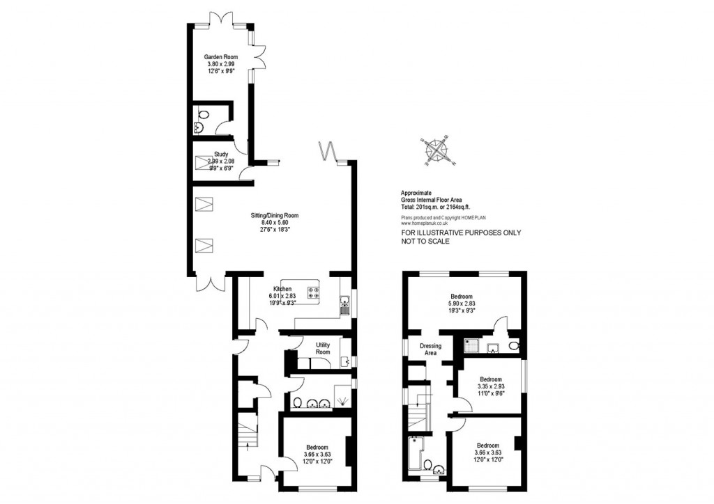 Floorplans For Queen Katherine Road, Lymington, SO41