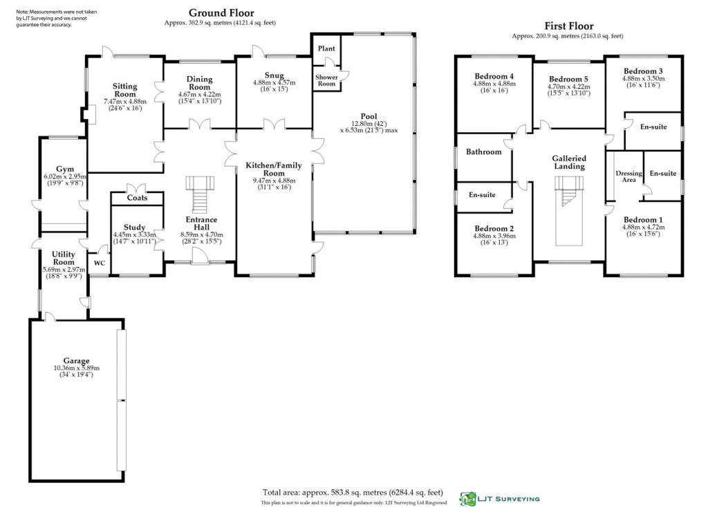 Floorplans For Avon Avenue, Ringwood, St Ives, BH24