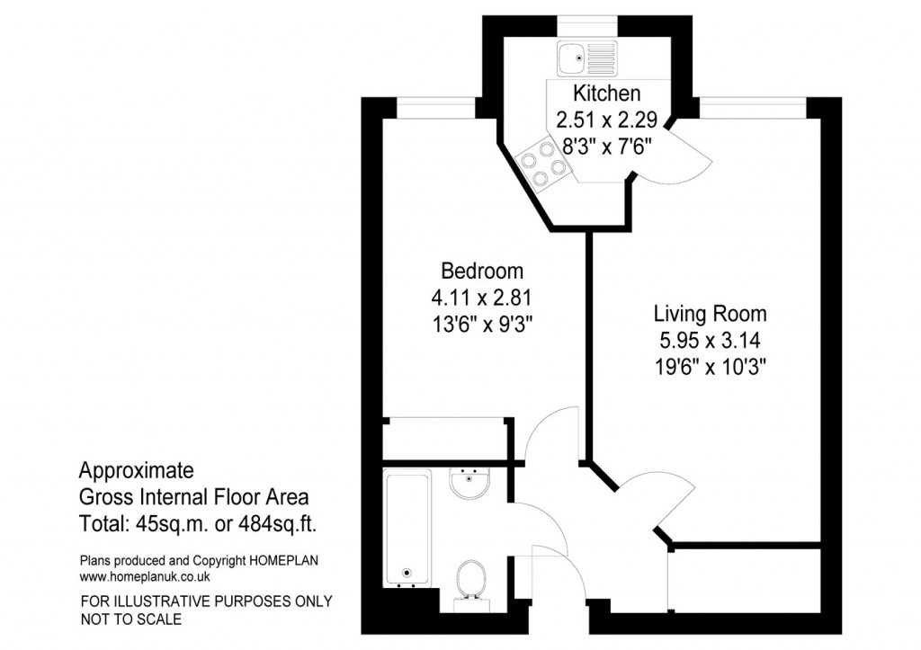 Floorplans For Tylers Close, Lymington, SO41
