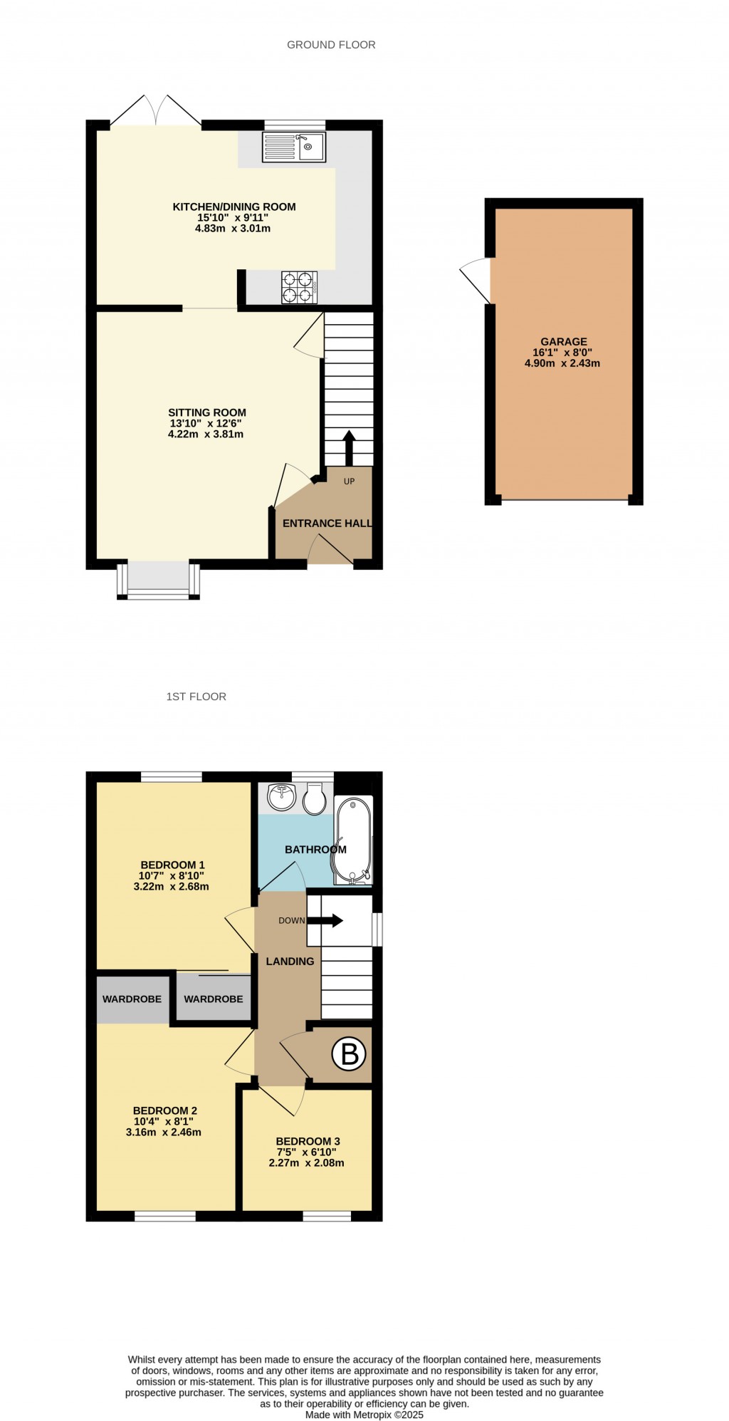 Floorplans For Beech Avenue, Shepton Mallet, Somerset