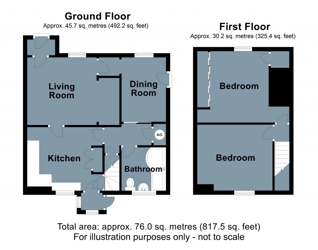 Floorplans For The Green, Ninfield, East Sussex