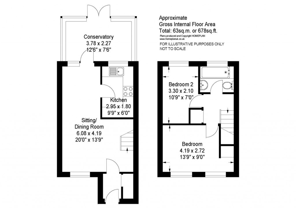 Floorplans For Bankview, Lymington, SO41
