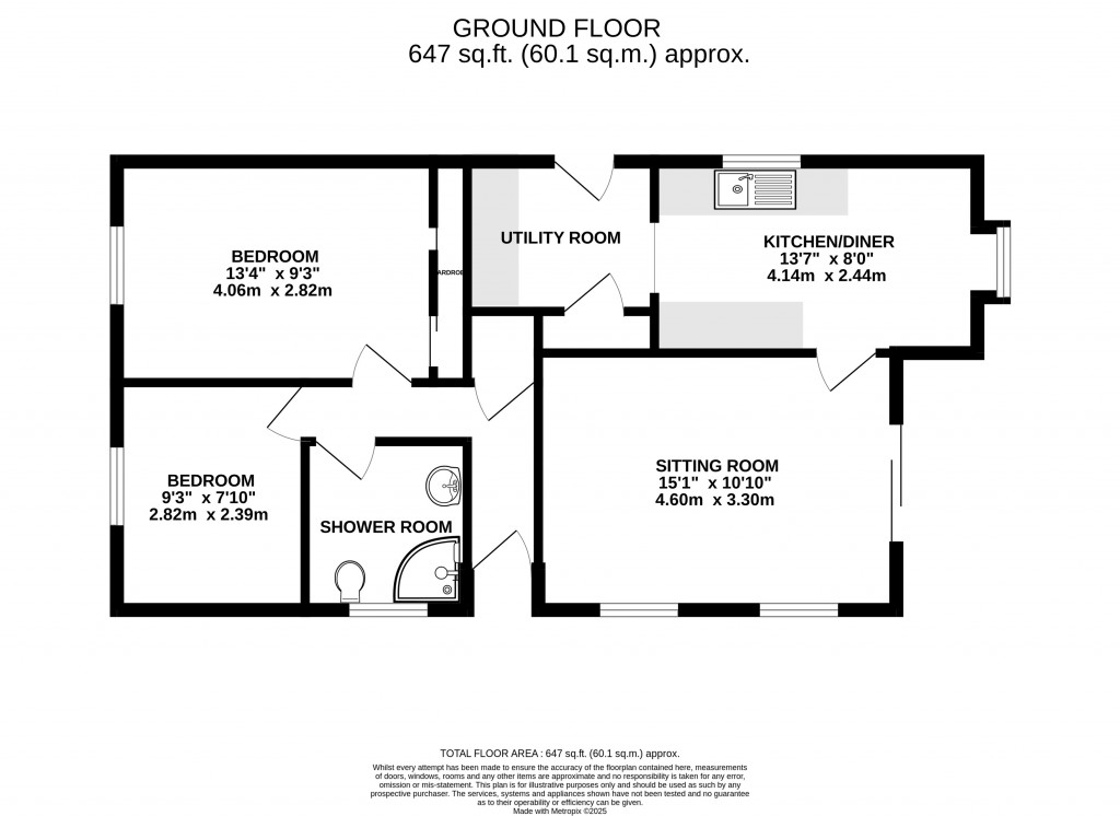Floorplans For Old Down Park, Emborough, Radstock, Somerset