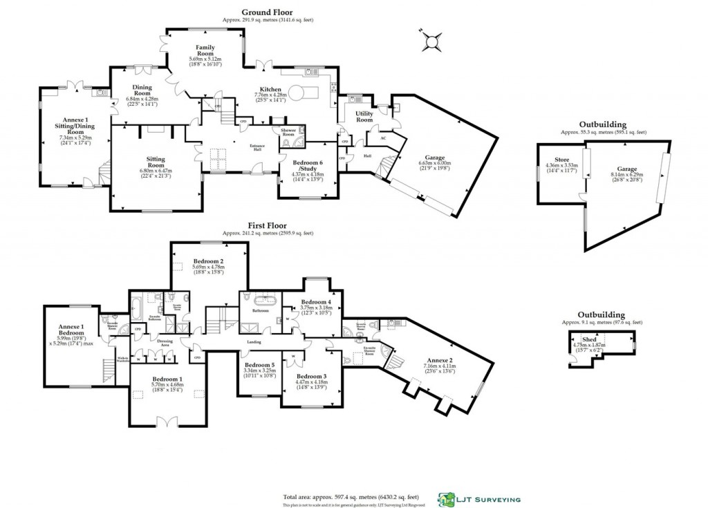 Floorplans For Moorhill, Burley, Ringwood, BH24