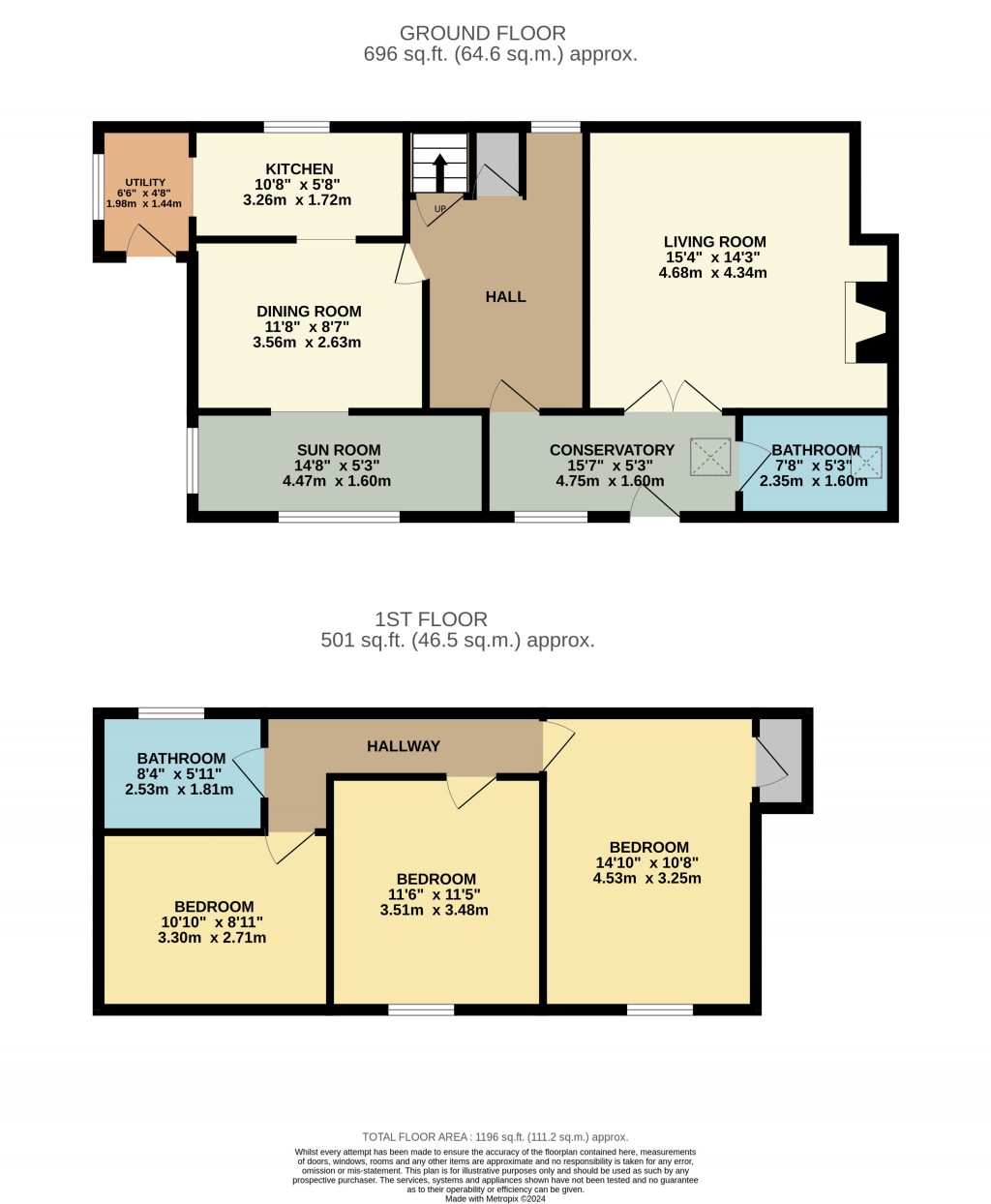 Floorplans For Venns Gate, Cheddar, Somerset