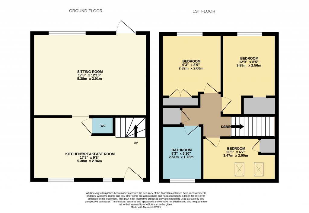 Floorplans For Wesley Mews, Cheddar, Somerset