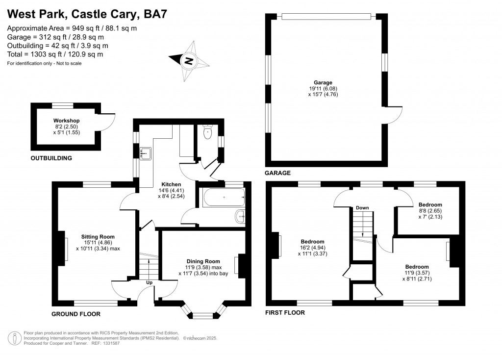 Floorplans For West Park, Castle Cary, Somerset