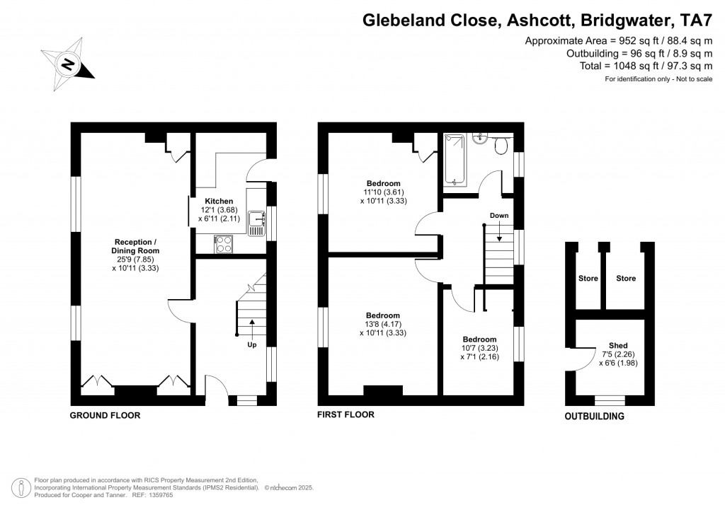 Floorplans For Glebeland Close, Ashcott, Somerset