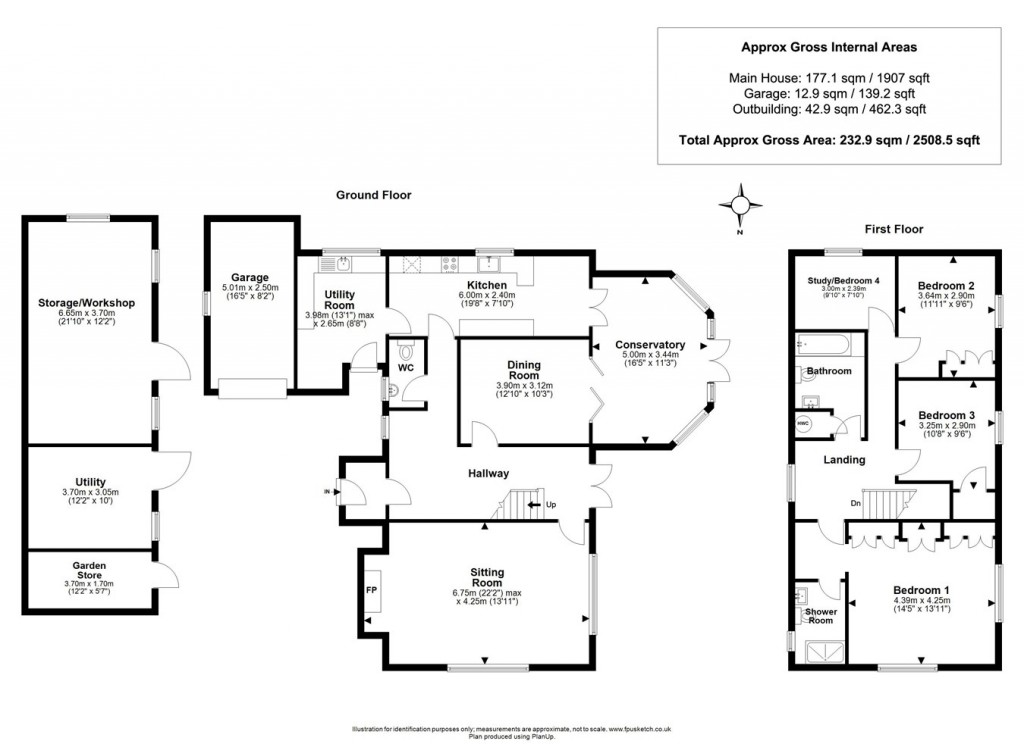 Floorplans For Main Road, East Boldre, Brockenhurst, SO42