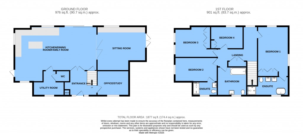 Floorplans For Butter Cross Lane, Battle, East Sussex