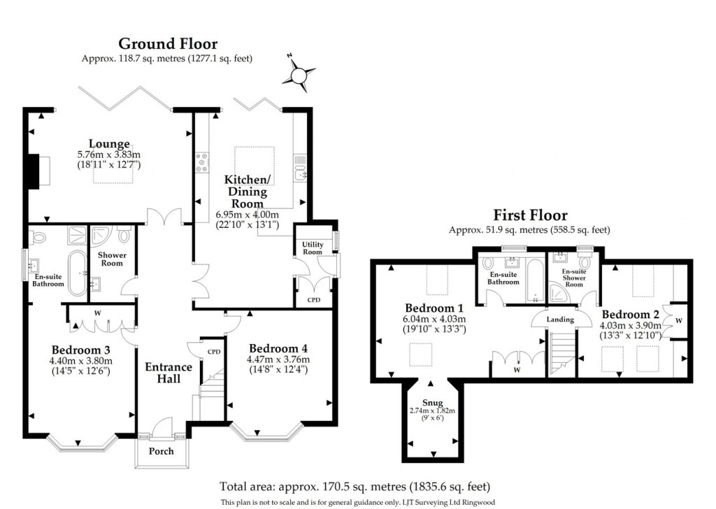 Floorplans For Southern Avenue, West Moors, Ferndown, BH22