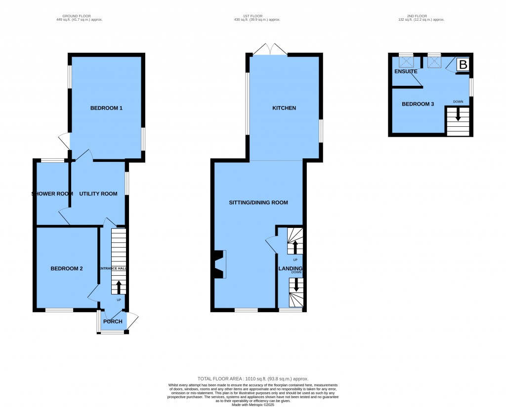 Floorplans For New Cut, Westfield, East Sussex