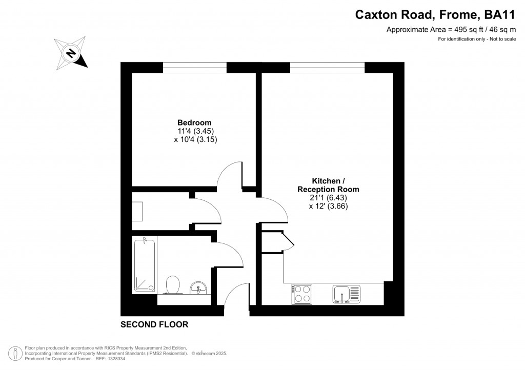 Floorplans For Caxton Road, Frome, Somerset