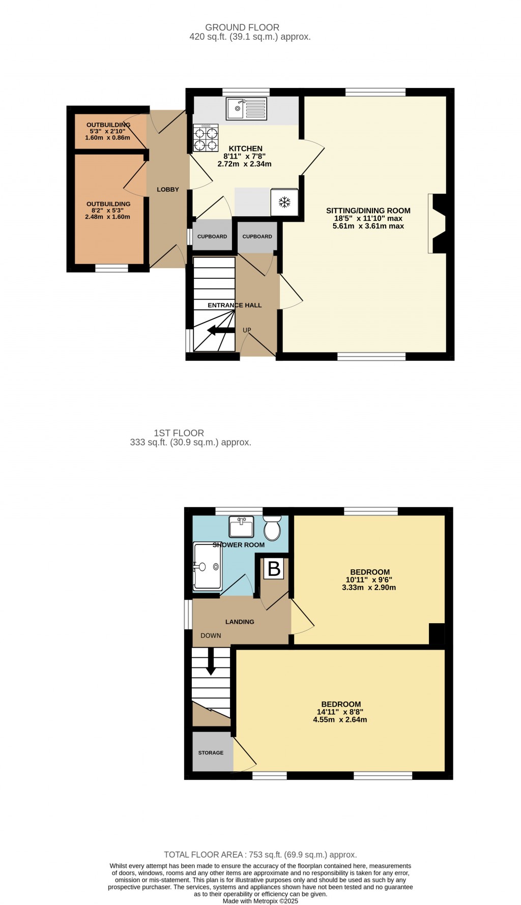 Floorplans For Lias Road, Street, Somerset