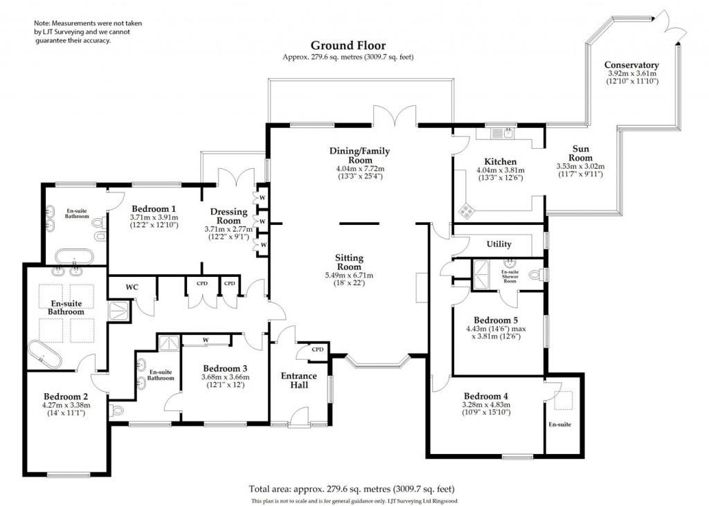 Floorplans For Throop Road, Bournemouth, BH8