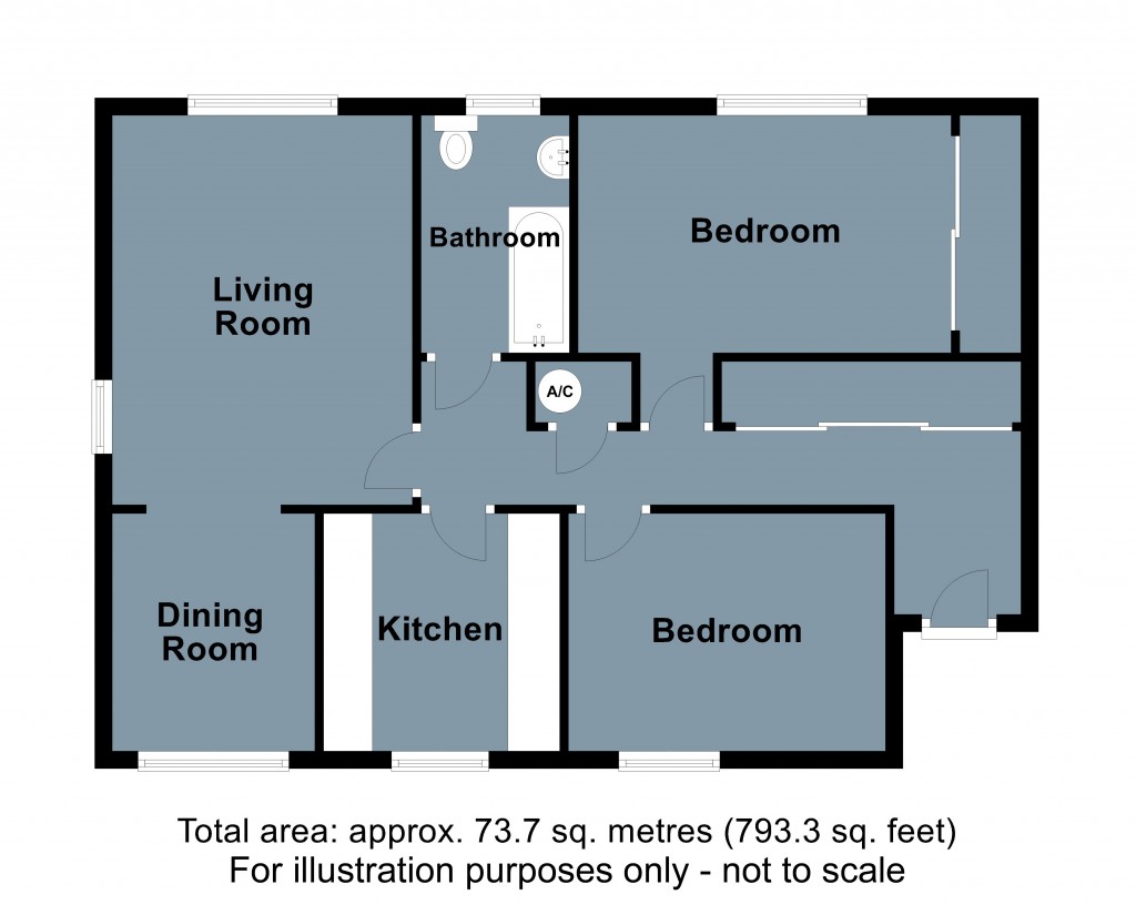 Floorplans For Market Road, Battle, East Sussex