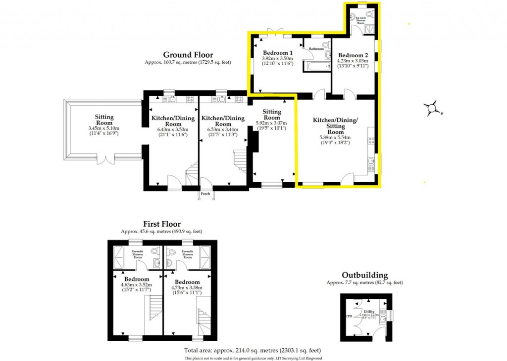 Floorplans For Sopley, Christchurch, BH23