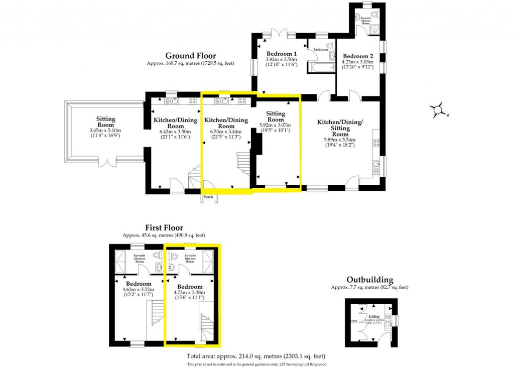 Floorplans For Sopley, Christchurch, BH23