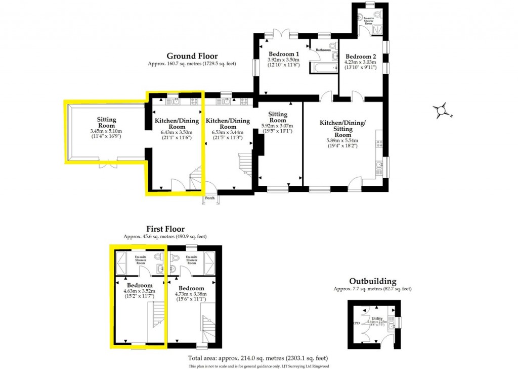 Floorplans For Sopley, Christchurch, BH23