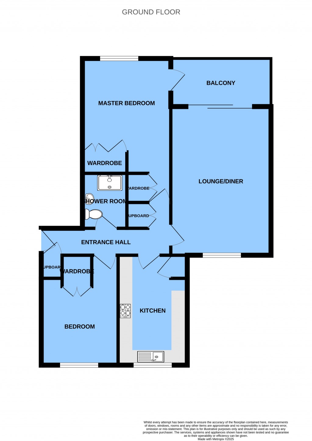 Floorplans For De la Warr Parade, Bexhill-on-Sea, East Sussex