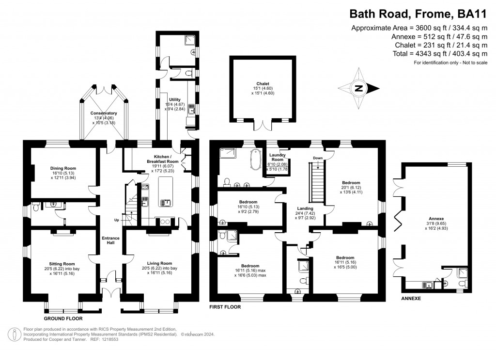 Floorplans For Bath Road, Frome, Somerset