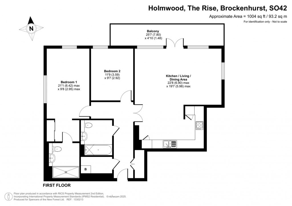 Floorplans For The Rise, Brockenhurst, SO42
