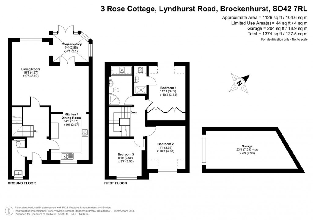 Floorplans For Lyndhurst Road, Brockenhurst, SO42