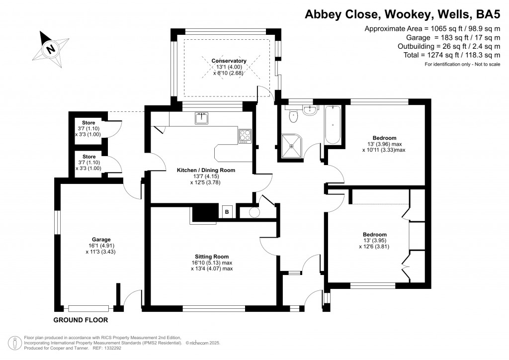 Floorplans For Wookey, Wells, Somerset