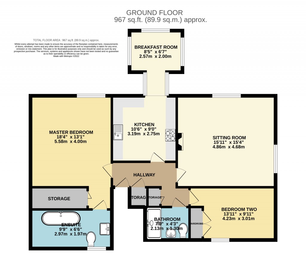 Floorplans For Glanville Road, Wedmore, Somerset