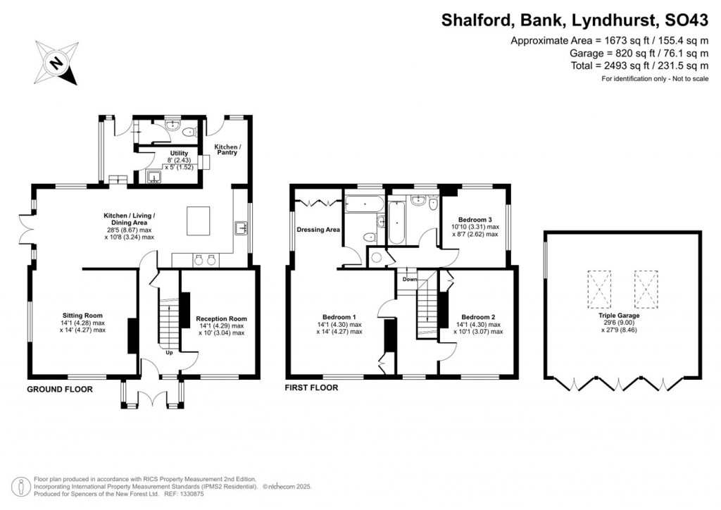 Floorplans For Bank, Lyndhurst, SO43