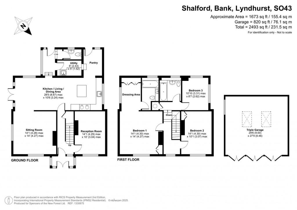 Floorplans For Bank, Lyndhurst, SO43