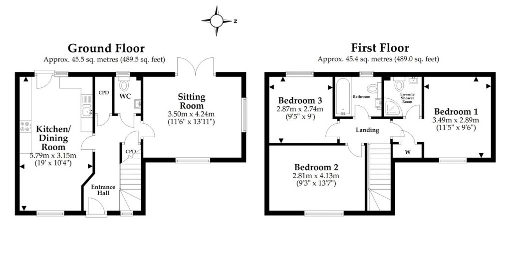Floorplans For Christchurch Road, Ringwood, BH24