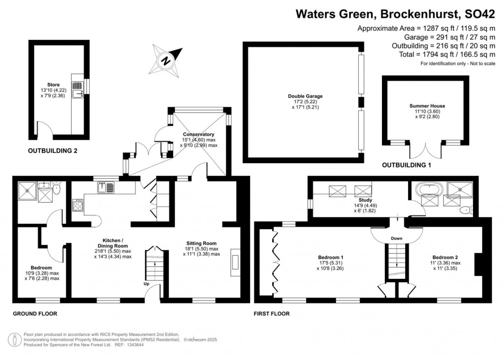 Floorplans For Waters Green, Brockenhurst, SO42