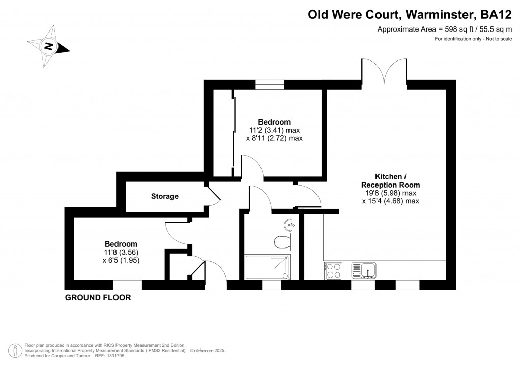 Floorplans For Old Were Court, Warminster, Wiltshire