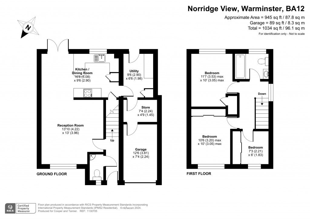 Floorplans For Norridge View, Warminster, Wiltshire