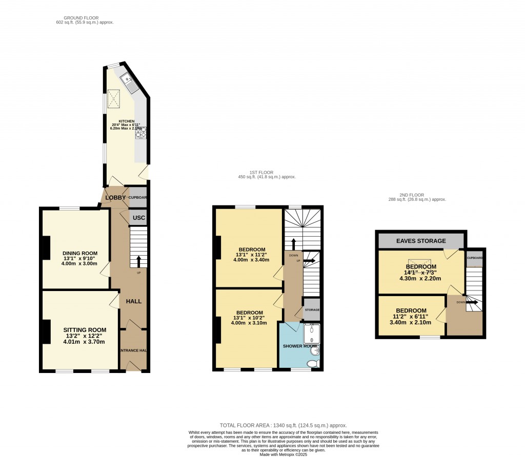 Floorplans For Portway, Wells, Somerset